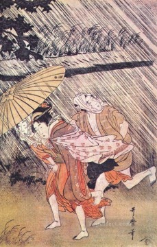 Kitagawa Utamaro Painting - shower 3 Kitagawa Utamaro Ukiyo e Bijin ga